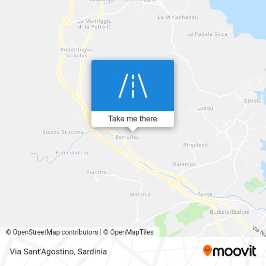 Via Sant'Agostino map