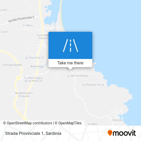 Strada Provinciale 1 map