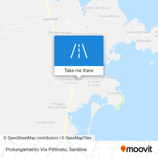 Prolungamento Via Pittinatu map