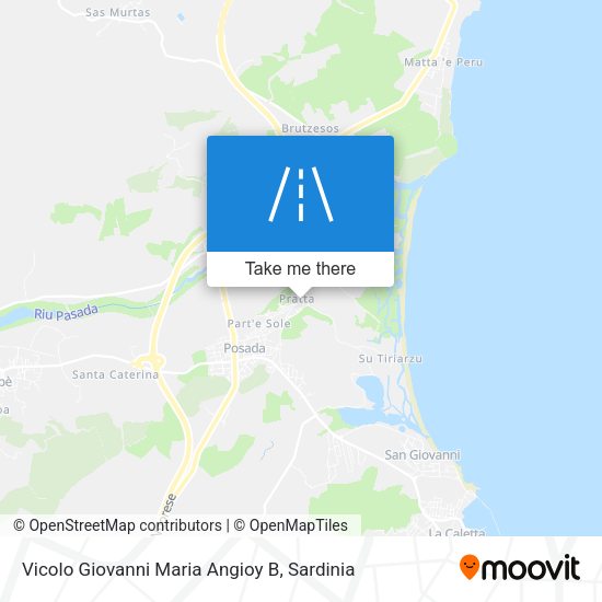 Vicolo Giovanni Maria Angioy B map