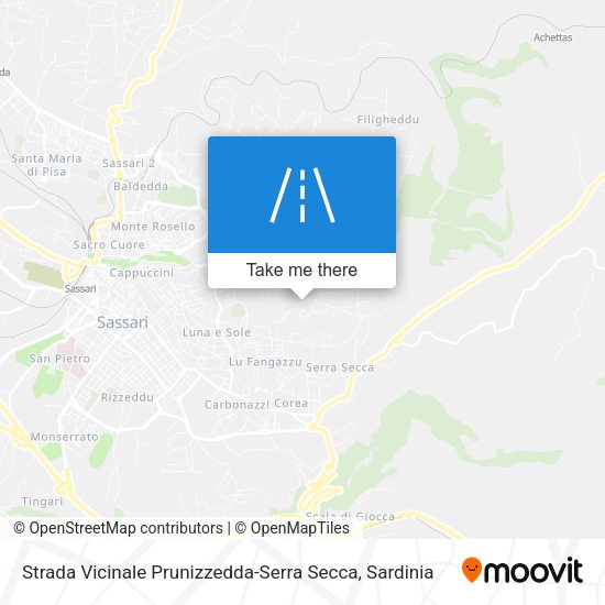 Strada Vicinale Prunizzedda-Serra Secca map