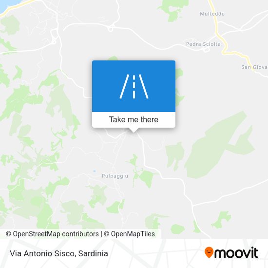 Via Antonio Sisco map