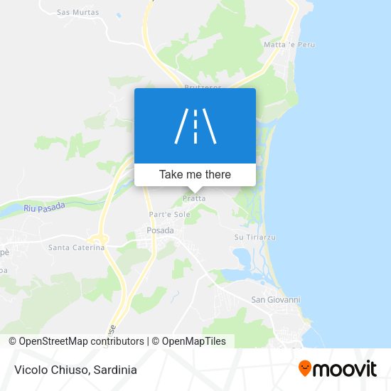 Vicolo Chiuso map