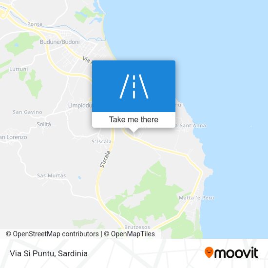 Via Si Puntu map