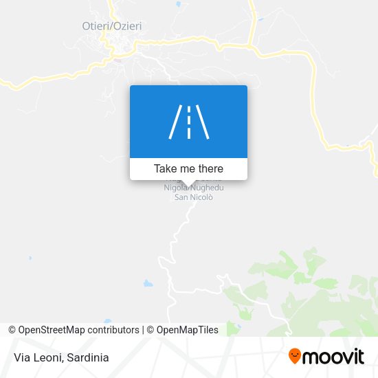 Via Leoni map