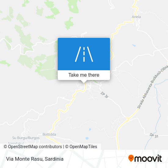Via Monte Rasu map