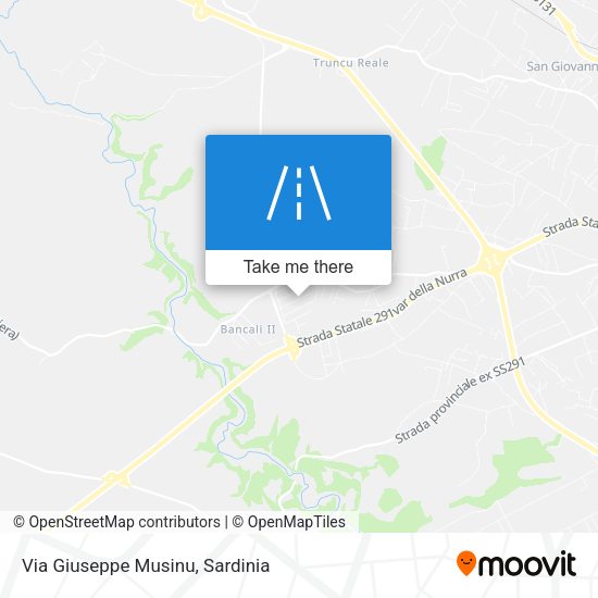 Via Giuseppe Musinu map
