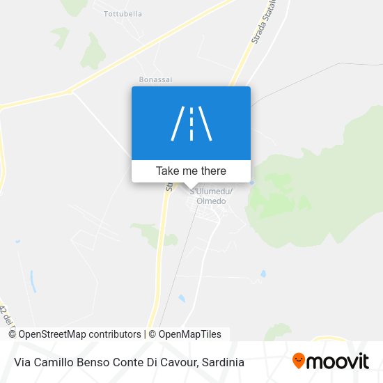 Via Camillo Benso Conte Di Cavour map