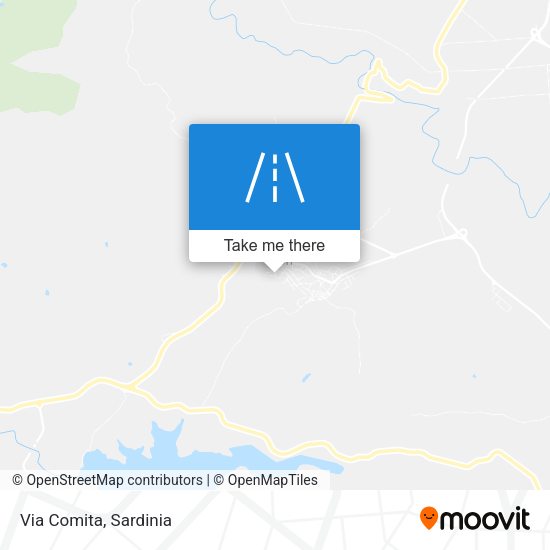 Via Comita map