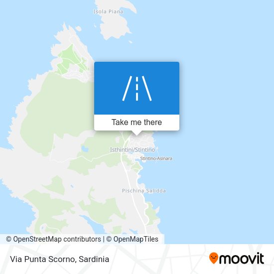 Via Punta Scorno map