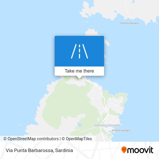 Via Punta Barbarossa map