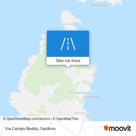 Via Campu Beddu map