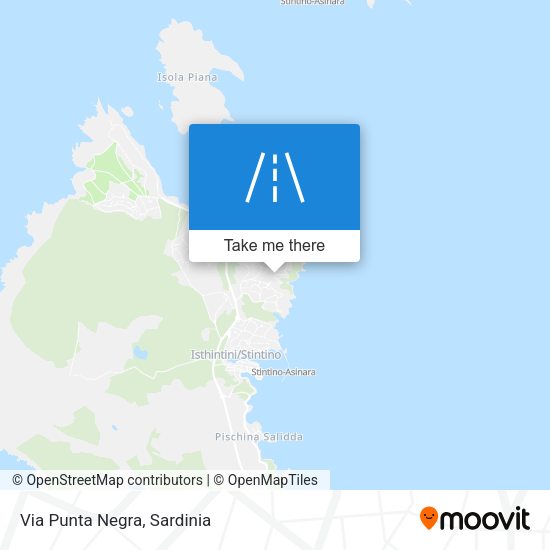 Via Punta Negra map