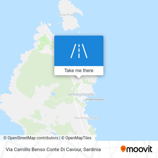 Via Camillo Benso Conte Di Cavour map