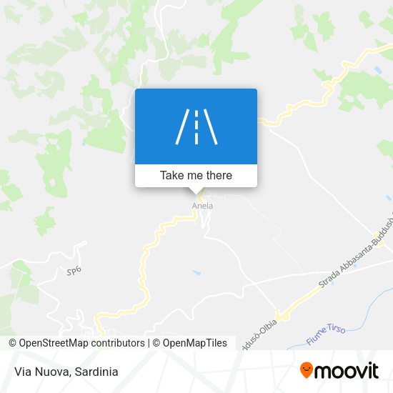 Via Nuova map