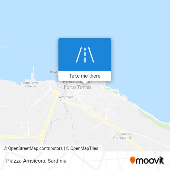 Piazza Amsicora map
