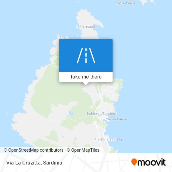 Via La Cruzitta map