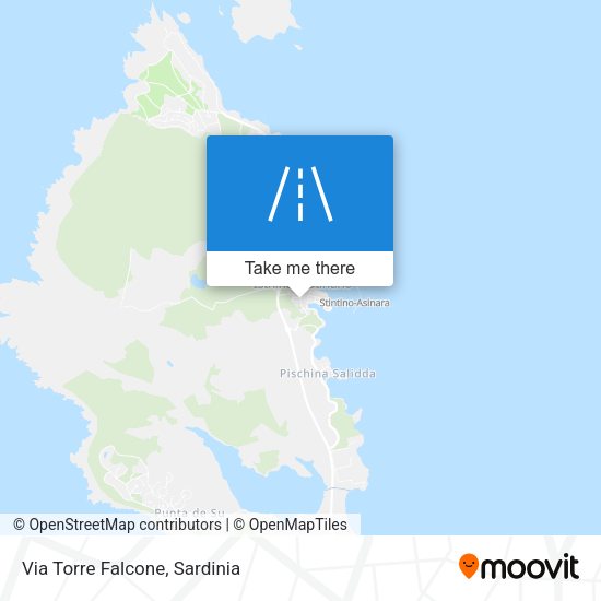 Via Torre Falcone map