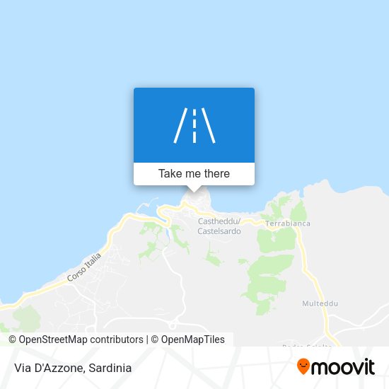 Via D'Azzone map