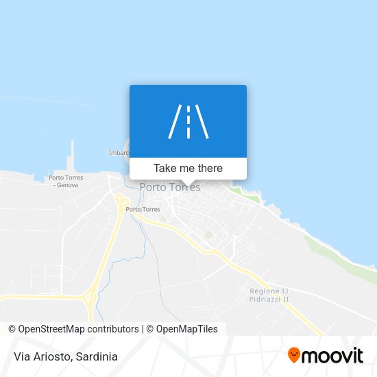 Via Ariosto map