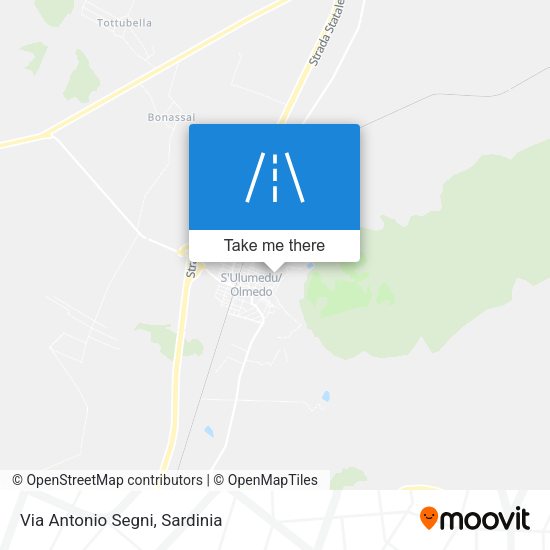 Via Antonio Segni map