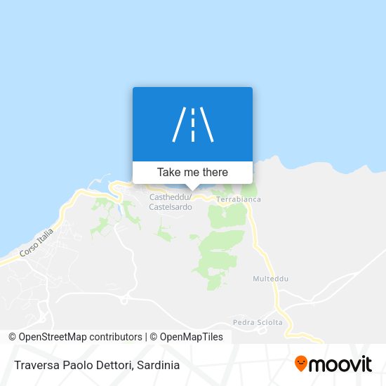 Traversa Paolo Dettori map