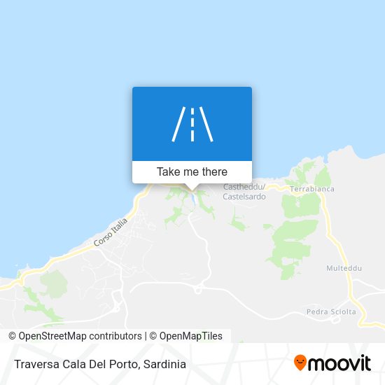 Traversa Cala Del Porto map