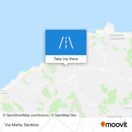 Via Malta map