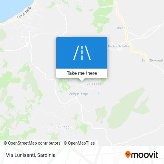 Via Lunisanti map