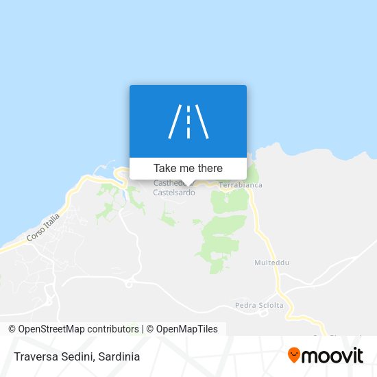 Traversa Sedini map
