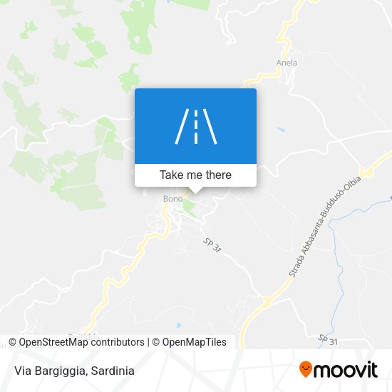 Via Bargiggia map
