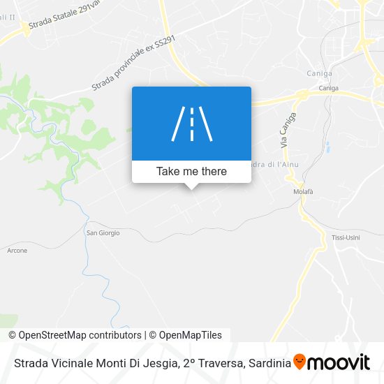 Strada Vicinale Monti Di Jesgia, 2º Traversa map