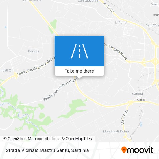 Strada Vicinale Mastru Santu map