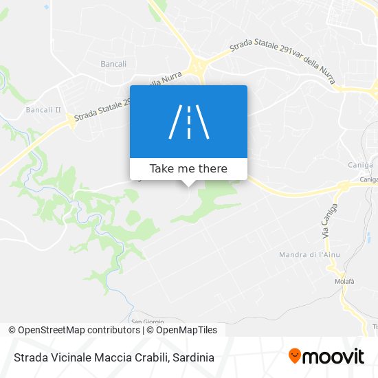 Strada Vicinale Maccia Crabili map