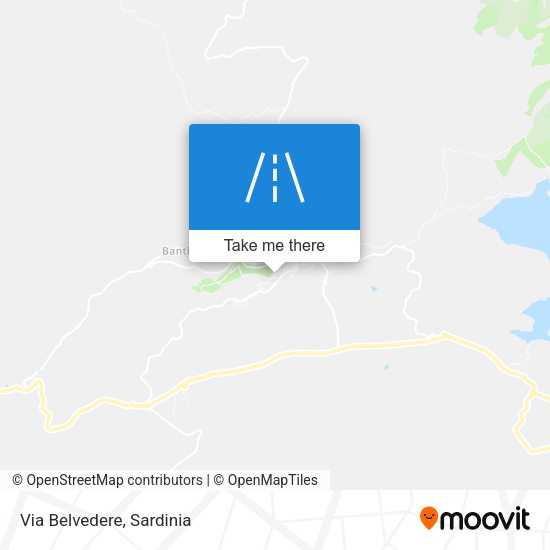 Via Belvedere map