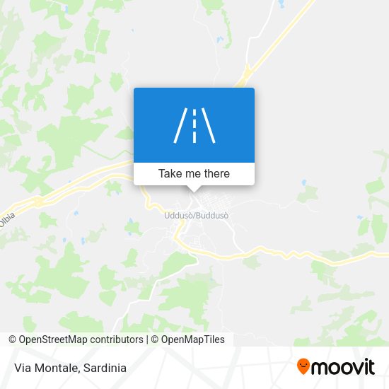 Via Montale map