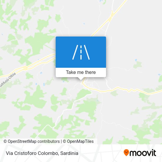 Via Cristoforo Colombo map