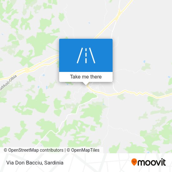 Via Don Bacciu map
