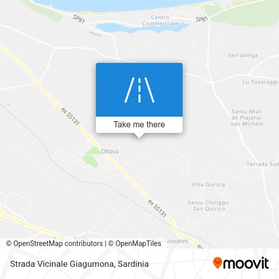 Strada Vicinale Giagumona map