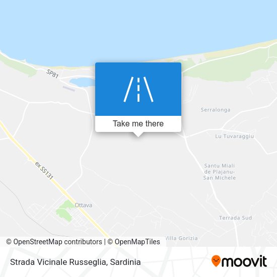 Strada Vicinale Russeglia map
