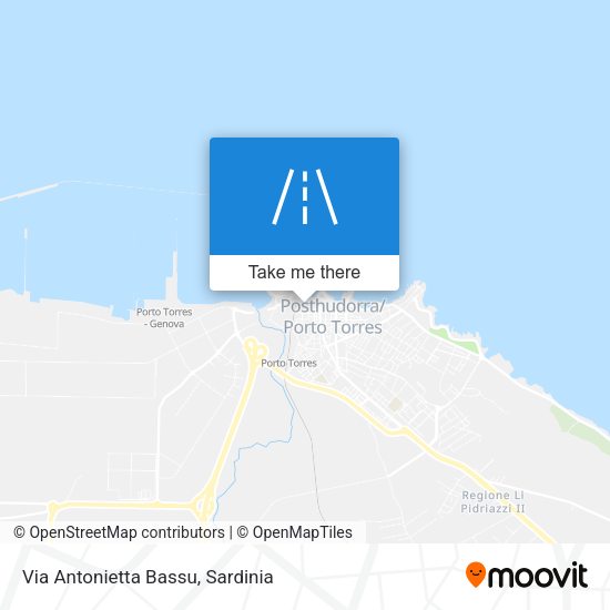 Via Antonietta Bassu map