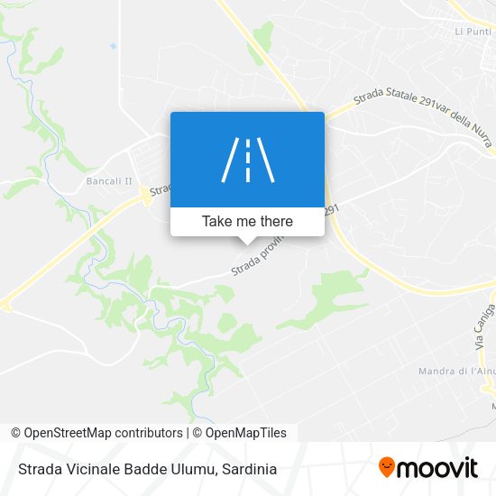 Strada Vicinale Badde Ulumu map