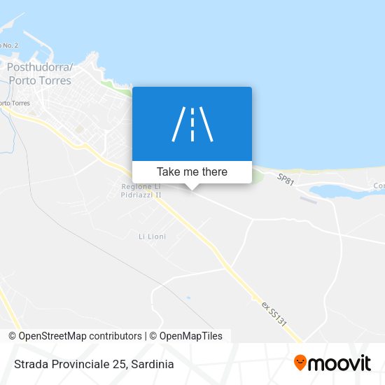 Strada Provinciale 25 map