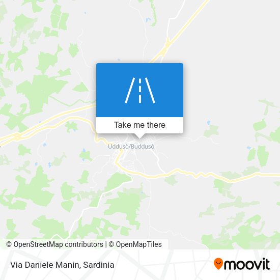 Via Daniele Manin map
