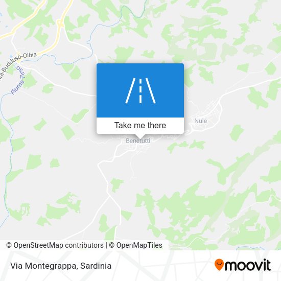 Via Montegrappa map