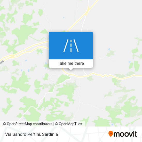 Via Sandro Pertini map