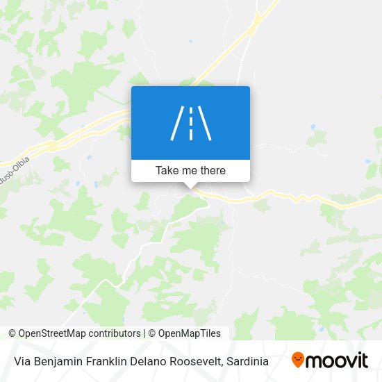 Via Benjamin Franklin Delano Roosevelt map