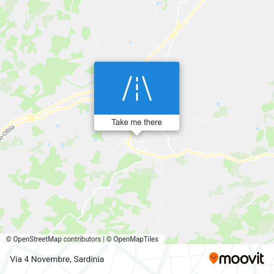 Via 4 Novembre map