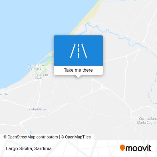 Largo Sicilia map