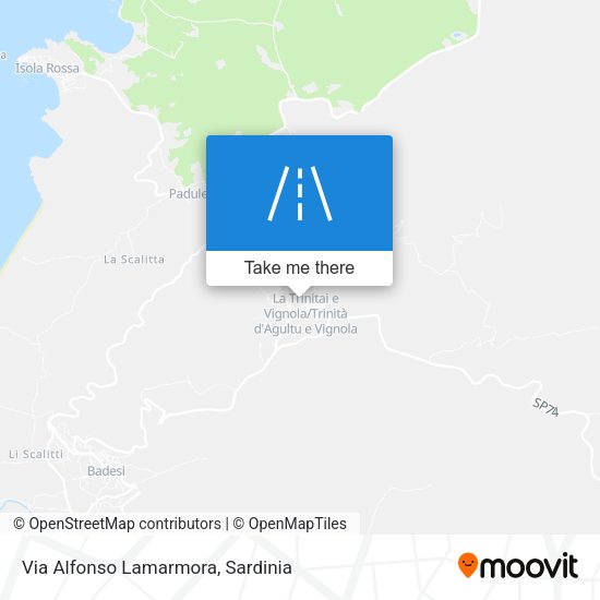 Via Alfonso Lamarmora map